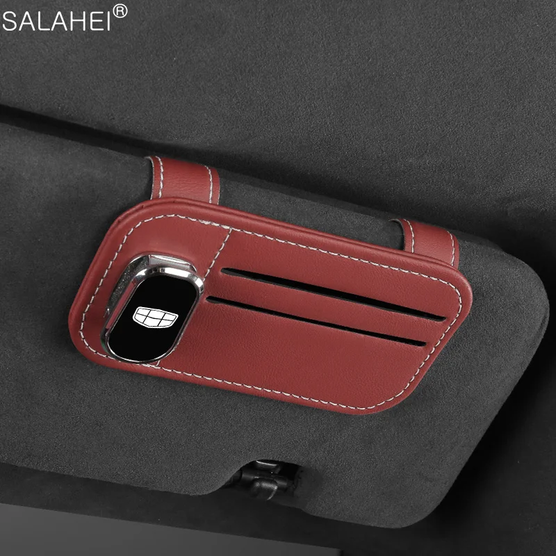 

Car Eyeglass Sunglasses Holder Glasses Case Storage Clip For Geely Emgrand X7 EC7 Atlas Boyue CK2 GC6 Parts ec7 ec8 Accessories