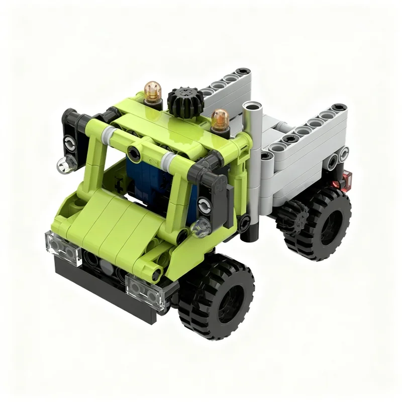 Фото 239 деталей MOC Мини-модель технического Унимога, конструктор, игрушка для самостоятельной сборки, креативный развивающий подарок на праздник, кирпичики №4