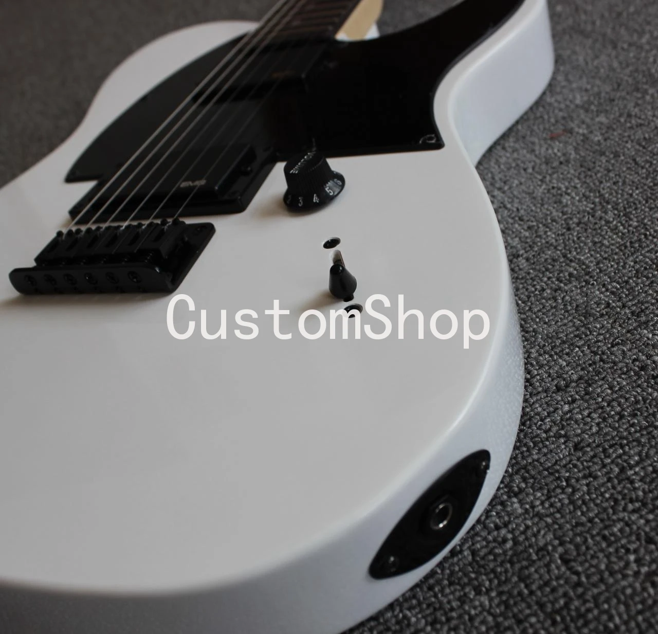 Пользовательский магазин JIM ROOT Подпись белая Tele электрическая гитара копия EMG