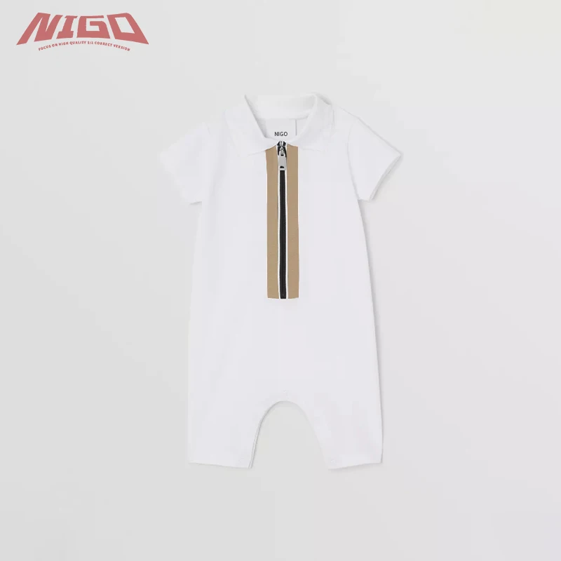 

NIGO Baby Striped Cotton Jumpsuit For Boys And Girls #nigo33652