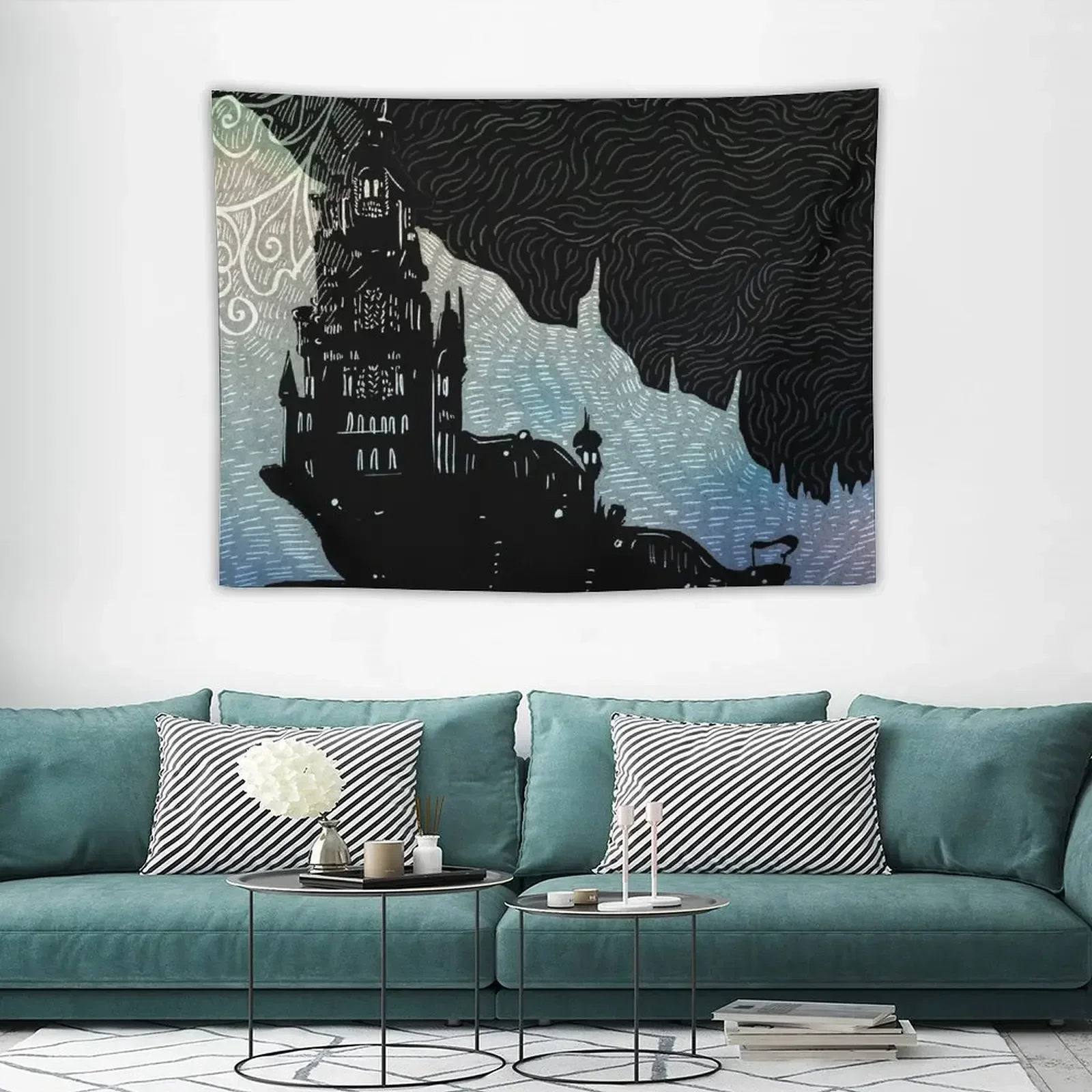 Il Mheg Inktober гобелен 100% полиэстер