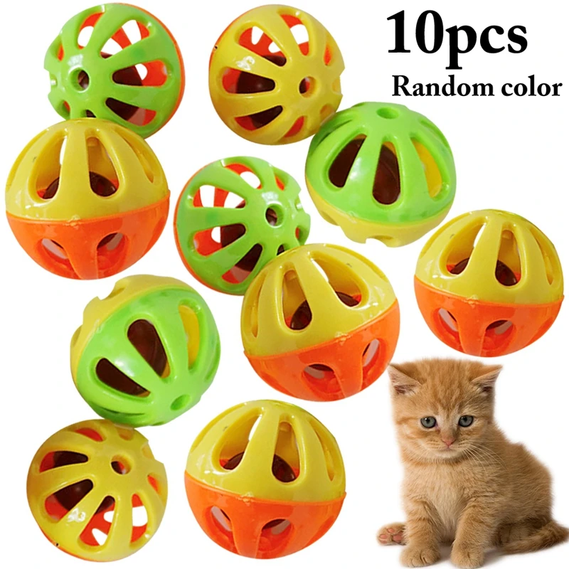 

Plastic Ball Engaging Entertaining Cat Toy Interactive Safe Cat Dog Cat Chasing Toy With Bell Interactive Toy Bestselling Fun
