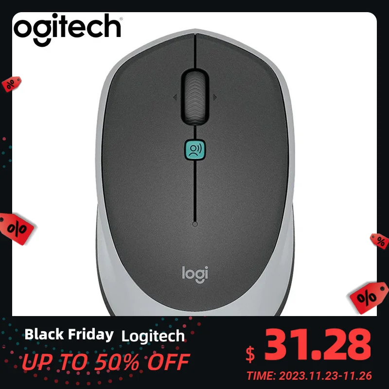 Logitech VOICE M380 1000dpi Беспроводная умная Голосовая мышь для ввода текста фотоэлектрическая мышь для Windows MacOS 10 13