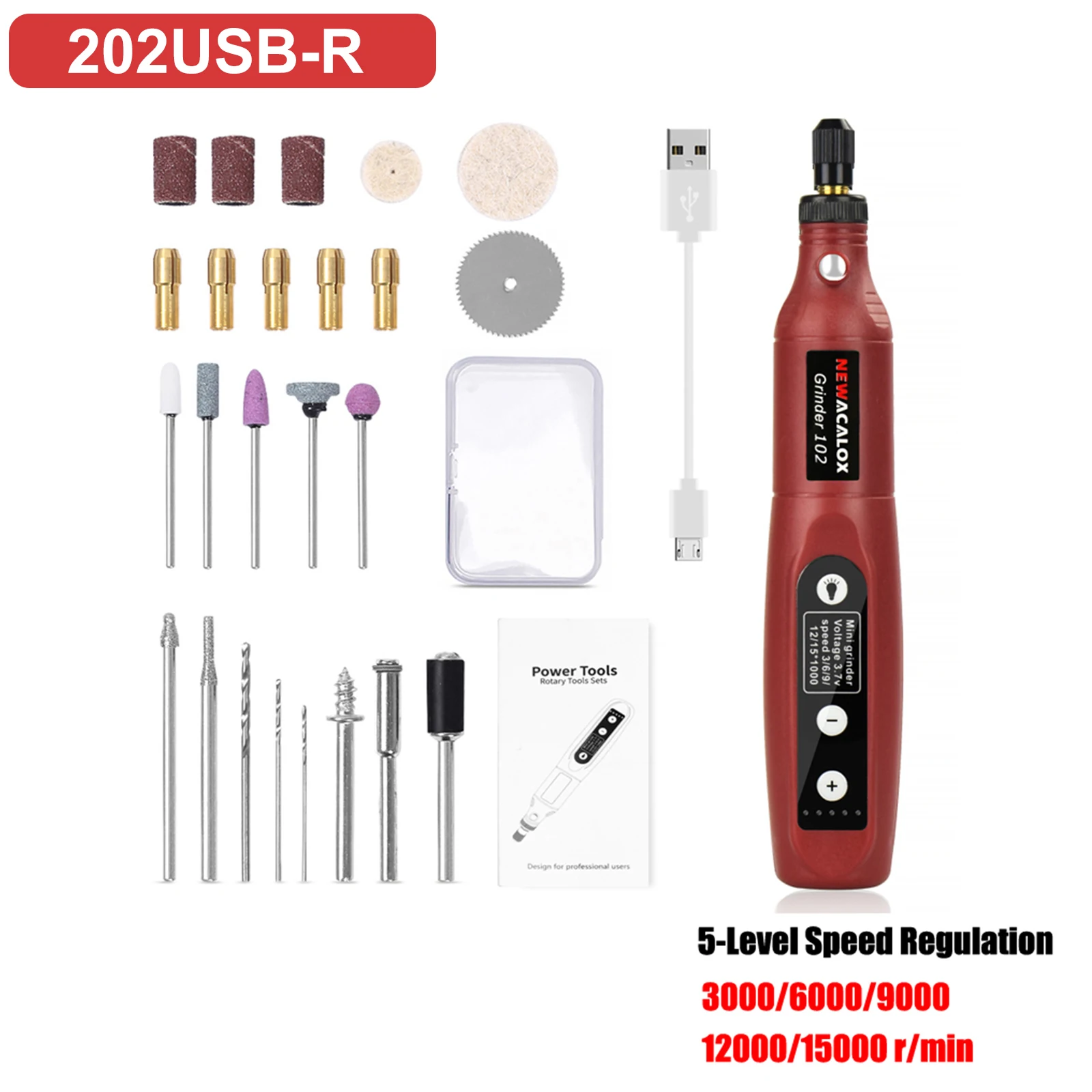 

NEWACALOX Мини шлифовальный станок 202USB