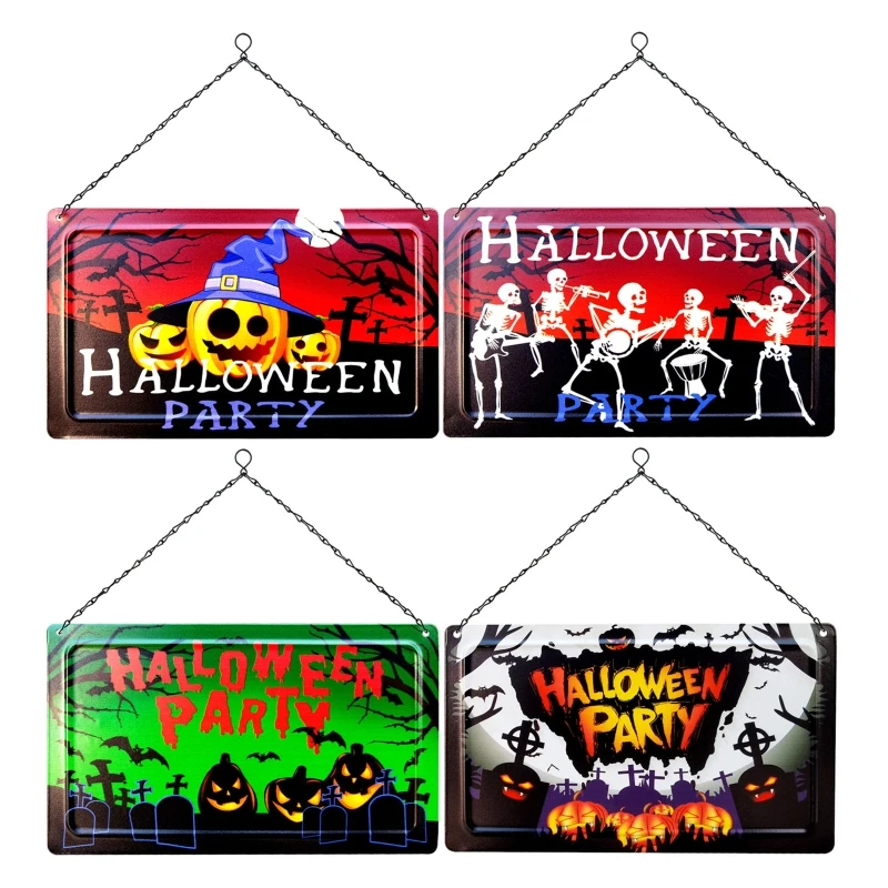 

Декор Хэллоуин вечерние НКА Висячие зомби Тыква значок фотообои Дверь Декор