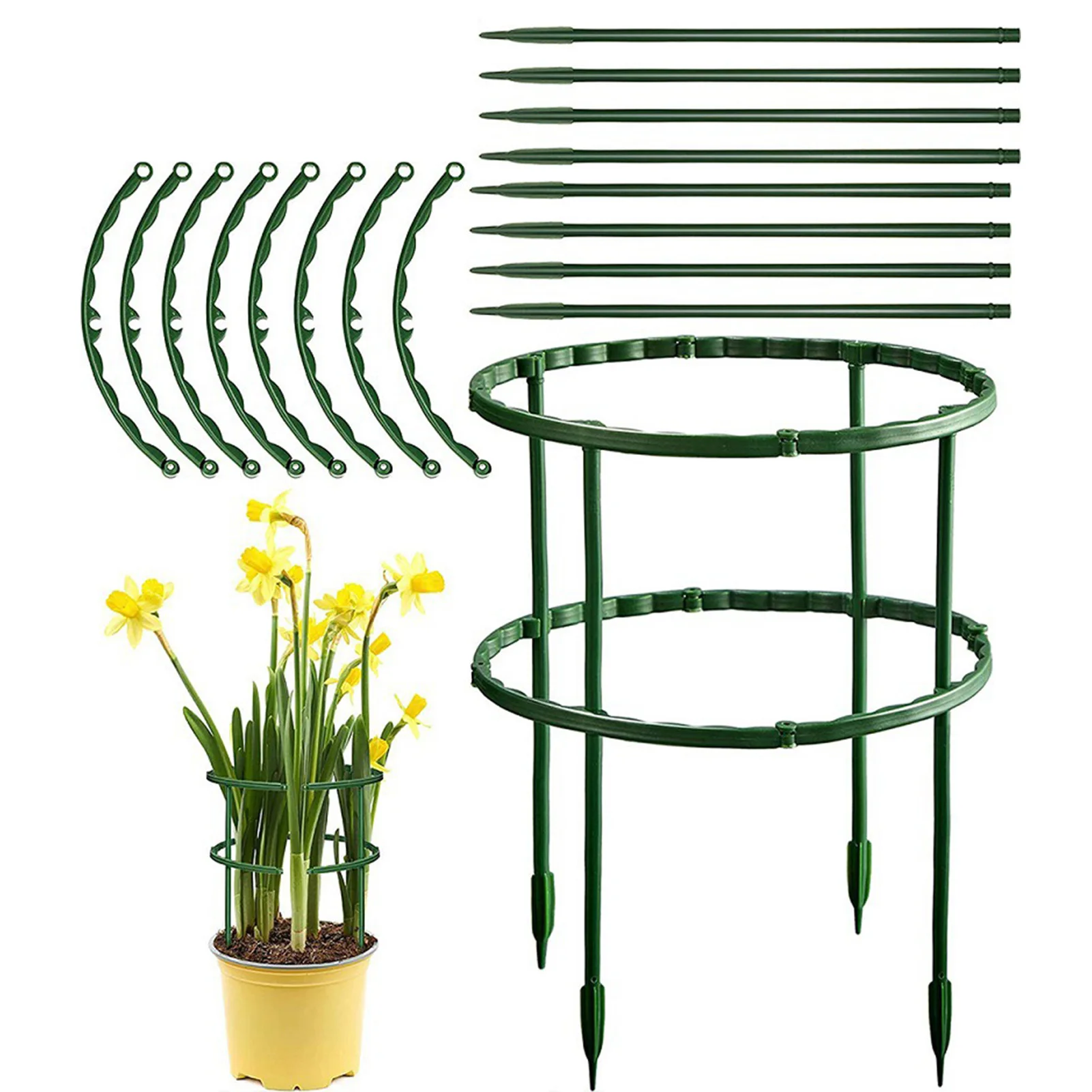 

Garden Plants Support Cages Easy Installation Plants Trellis Stand for Indoor and Outdoor Plants