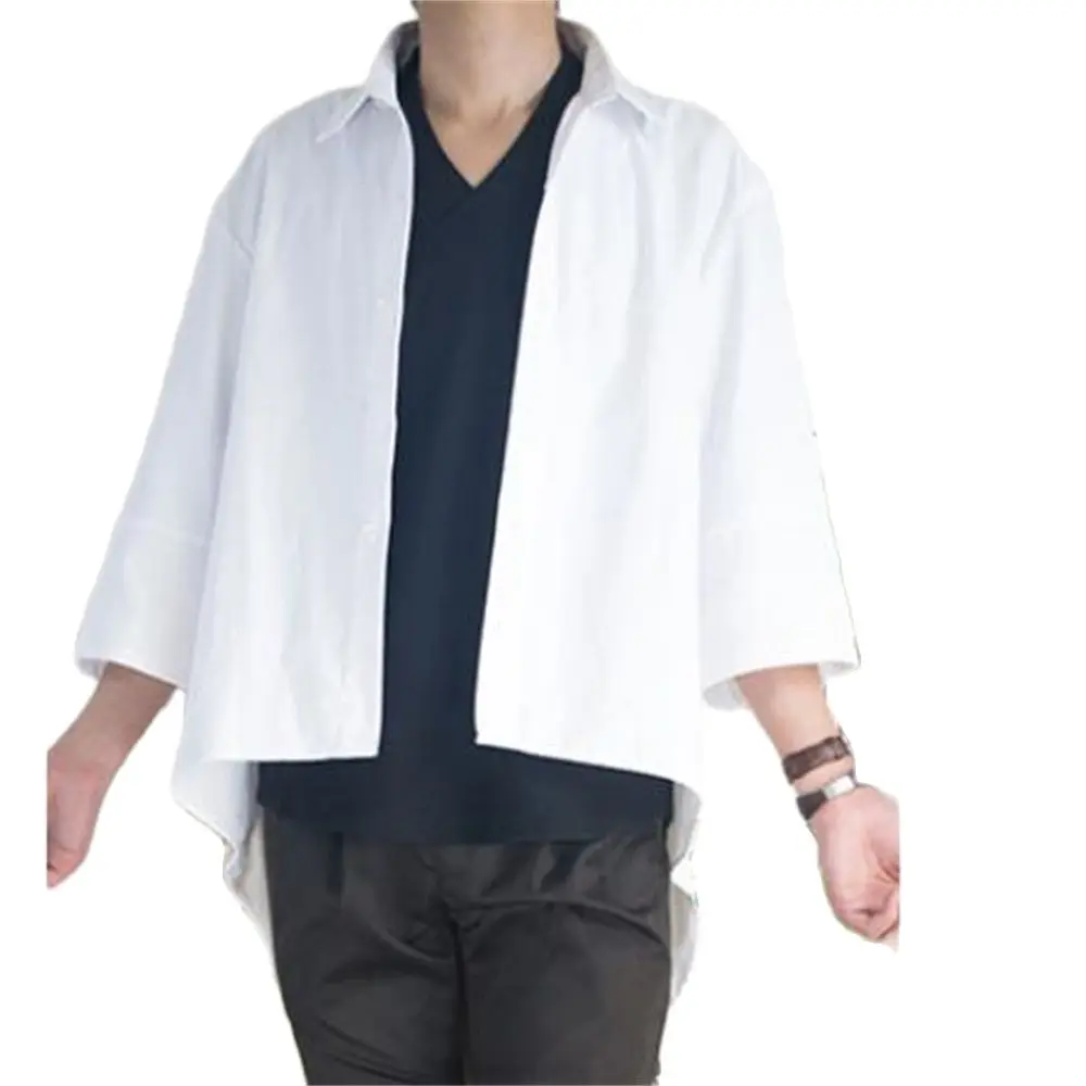 

Одежда в европейском и американском стиле в стиле хип-хоп, мужская рубашка с длинным рукавом, топы, мужские рубашки, хлопковая блузка с длинным рукавом