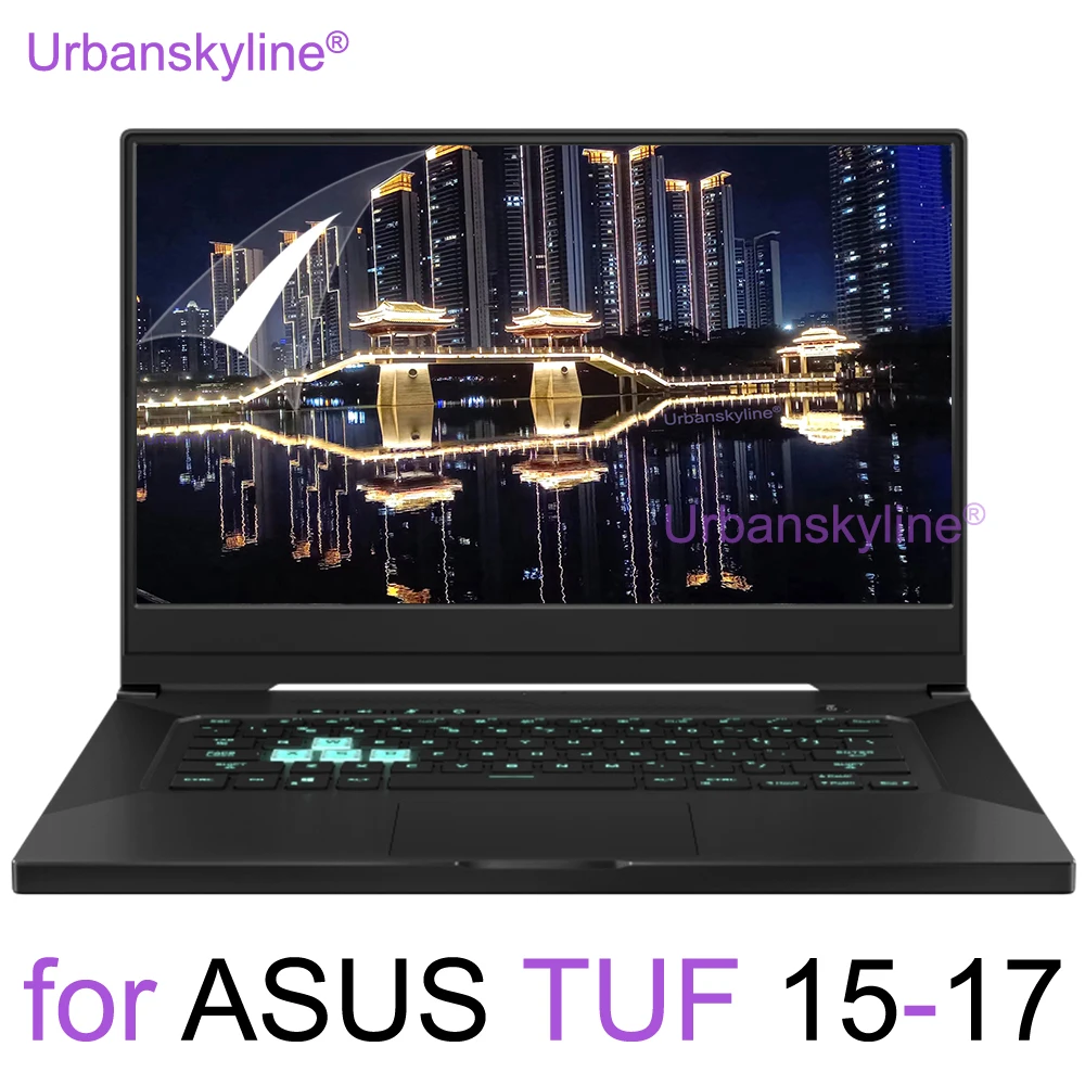 

Защитная пленка для ASUS TUF Dash F15 F17 Gaming A15 A16 A17 FA506 FA706 FX706 FX516 FX517 HD, прозрачная матовая пленка из матовой кожи 17