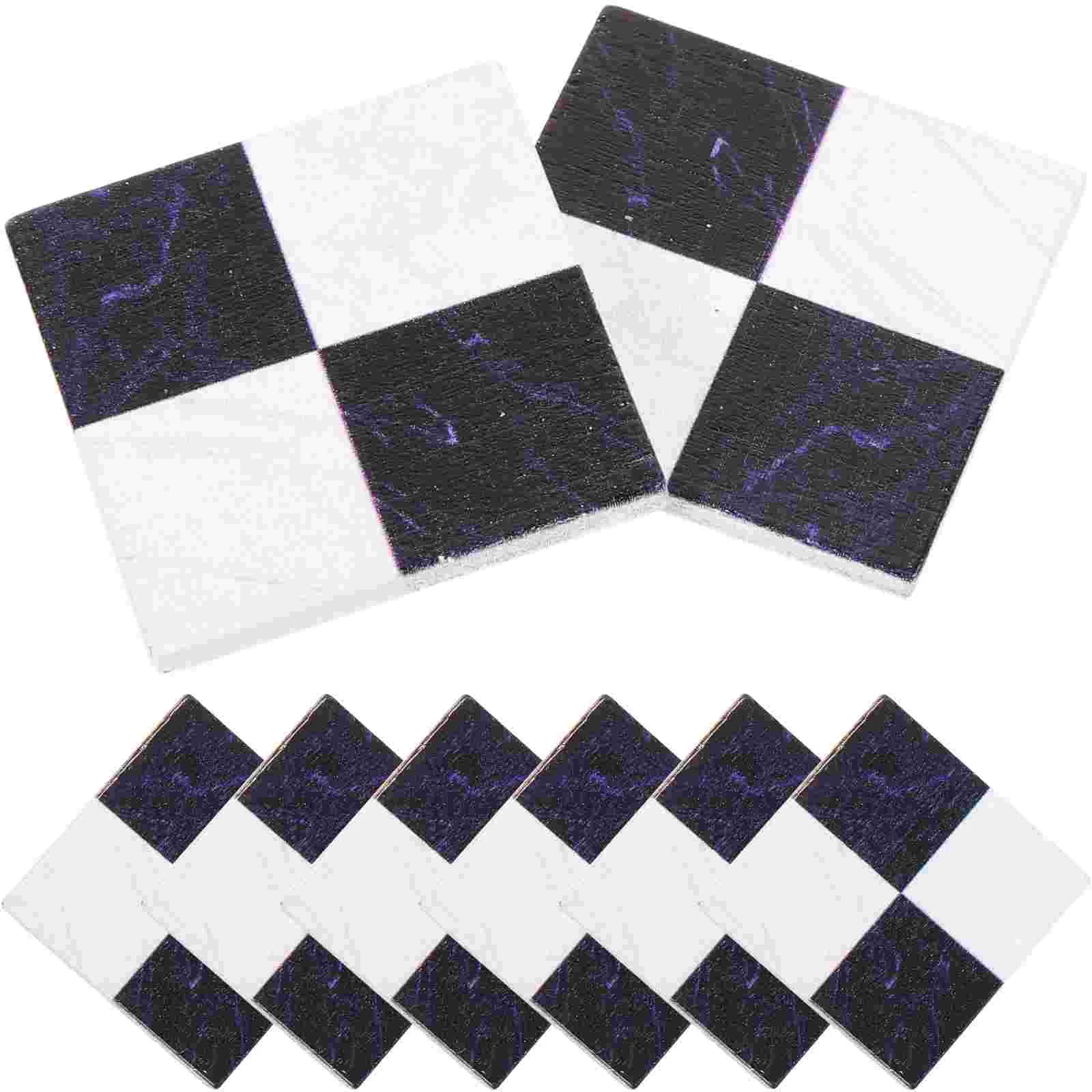 

9pcs Miniature Floor Ornaments Mini Flooring Props Creative Mini House Floorboards