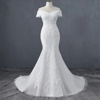 luxury mermaid wedding dresses lace bridal dress long beaded sequines v neck vestidos customer made