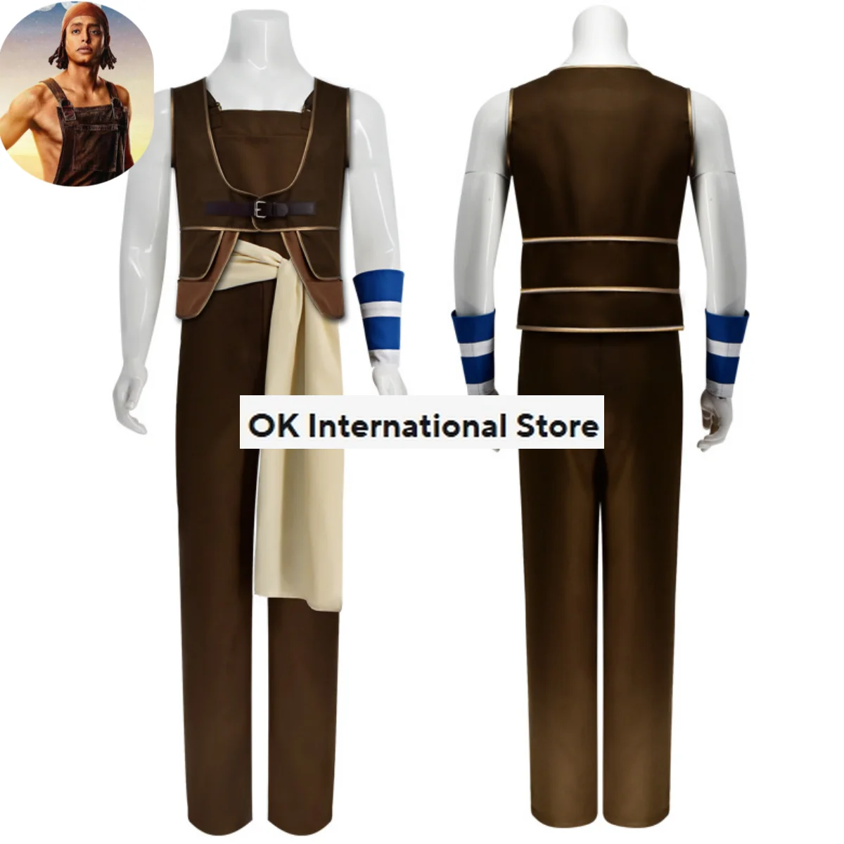 Костюм для косплея Usopp Sogeking парик прямых трансляций ромперы Униформа полный