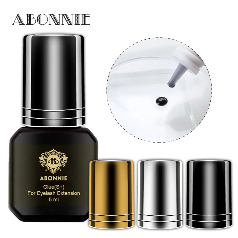 

Abonnie 5ml Professional False Eyelash Glue Waterproof Eye Lash Glue Makeup Tools Quick Dry Extensions Glue