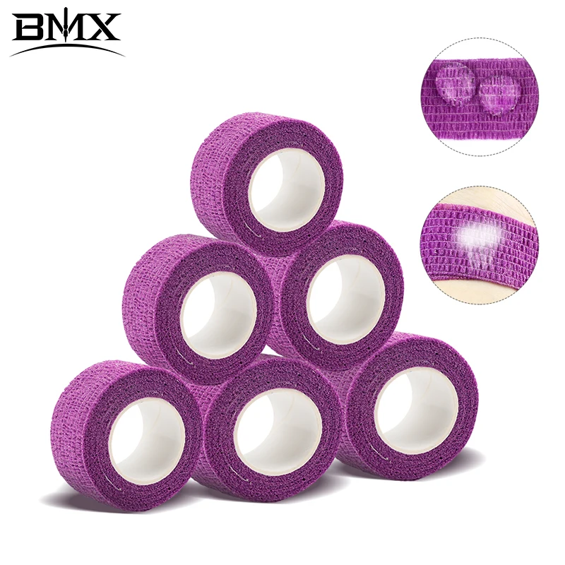 

12//24/48pcs Tattoo Grip Bandage Tattoo Grip Tape Cover Wrap Finger Wrist Protection Non-woven Elastic Tattoo Bandage