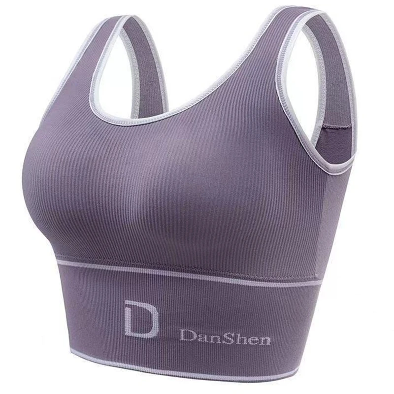 

Спортивный бюстгальтер с эффектом пуш-ап, противоударный женский укороченный топ со съемными вставками и U-образной спиной для занятий його...