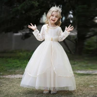 long casual summer dress teens girls costume lace children clothing princess party flower kids clothes wedding 10 14 vestidos