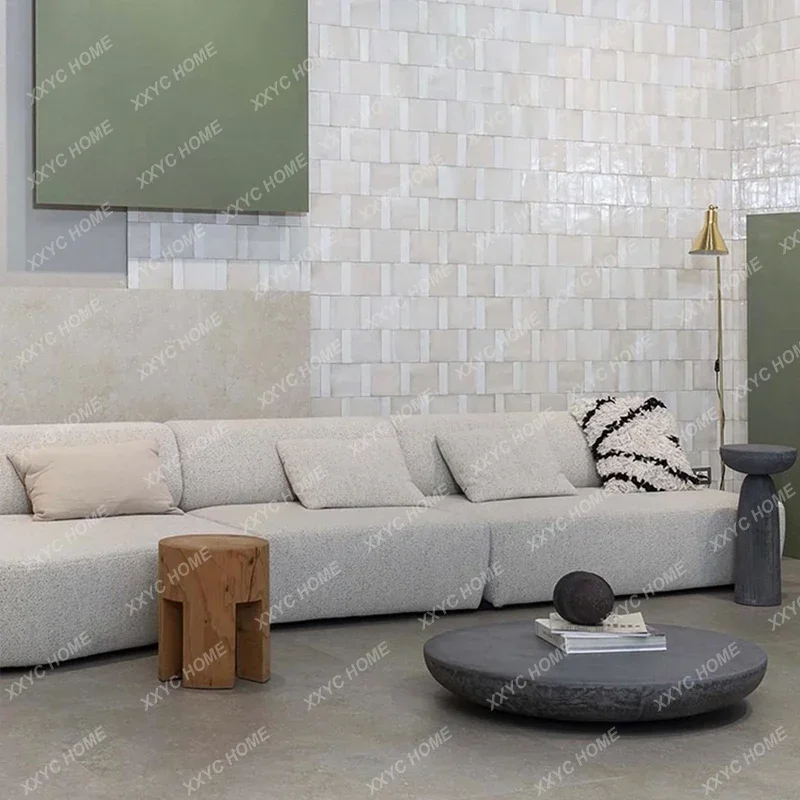 Дизайнерский круглый приставной столик в скандинавском стиле с грибами японский