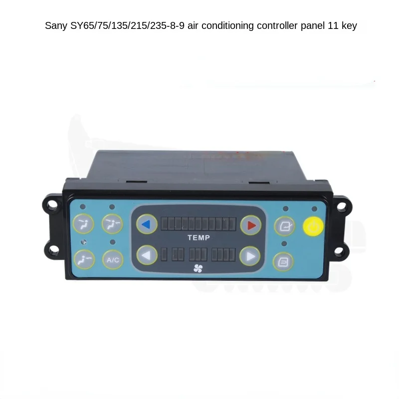 

9190 air conditioning control panel 11-key switch Sany SY135 SY215 SY65 SY75 SY235 -8 -9 excavator parts free shipping for