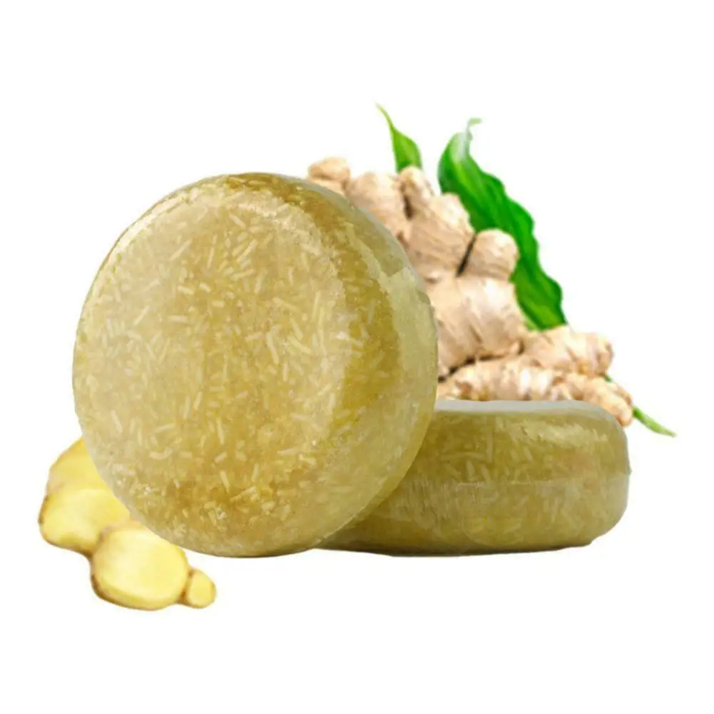 

1 Набор, мыло для быстрого роста волос и ухода за волосами, шампунь с имбирем, глубокое очищение, контроль жирности, против выпадения волос, против зуда для женщин и мужчин