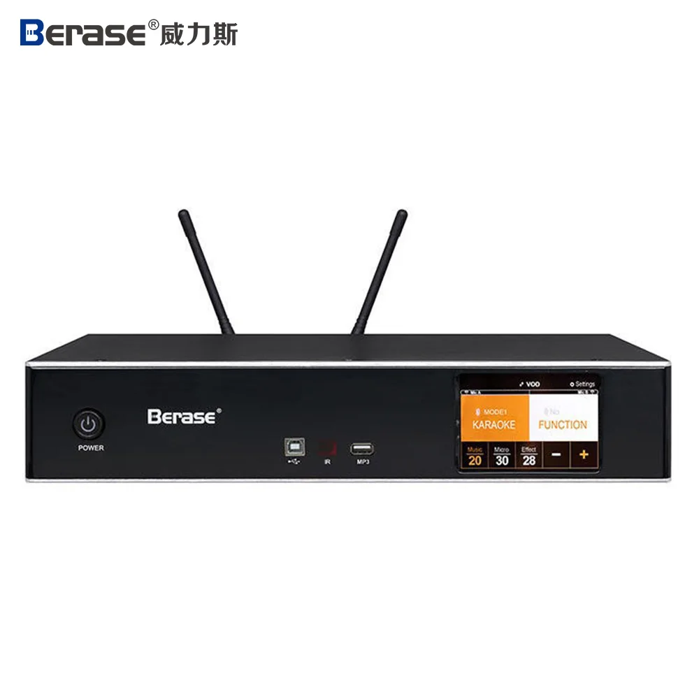 Фото Профессиональный стерео мини-усилитель для караоке Berase Top Quality Audio Power 3 в 1 для домашних вечеринок №1