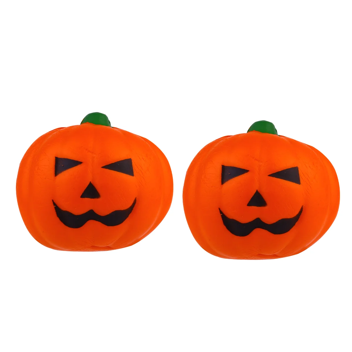 

2 Pcs Halloween Pumpkin Squishy Toys Vent Anti Stress Decompression Kids Anti-stress Slow Rebound