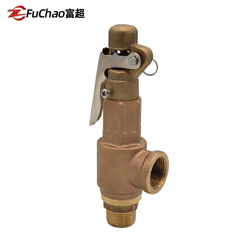 

Fuchao all-copper spring safety valve A27W-16T boiler mold temperature machine heat exchange station Taiwan SS with handle S10L