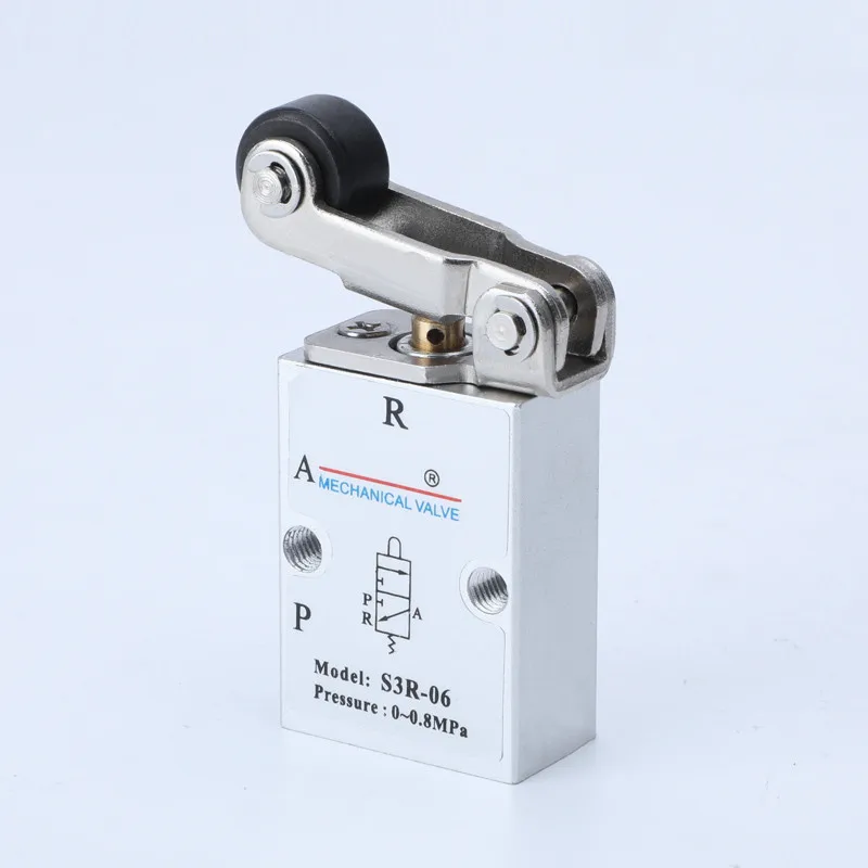 S3R-M5 S3R-06 S3R-08 2-позиционный 3-ходовой пневматический воздушный механический