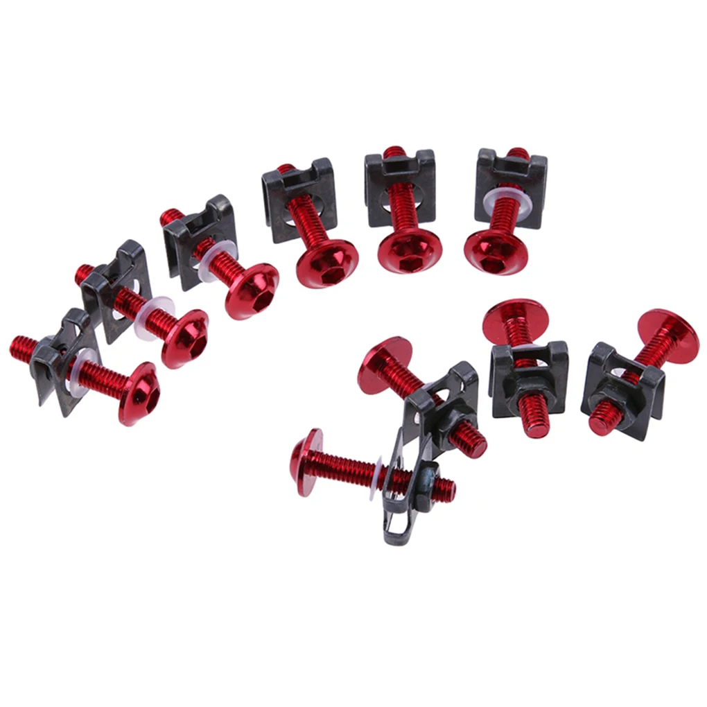 

Набор болтов для мотоцикла 10 шт., детали из алюминиевого сплава, аксессуары для модификации, замена, обслуживание, ремонт