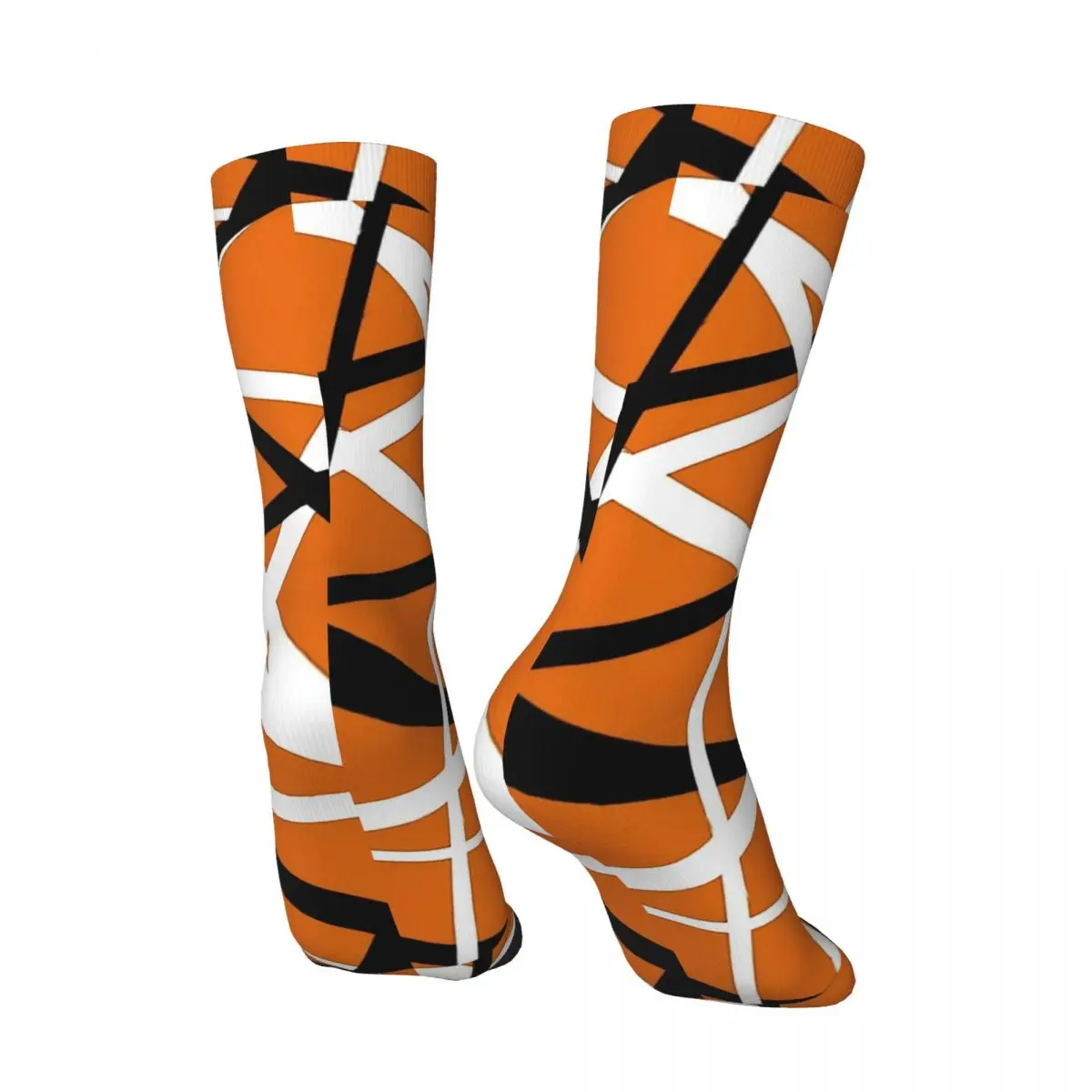 Носки Van Halen белые черные линии современные чулки пара средних мягких уличных