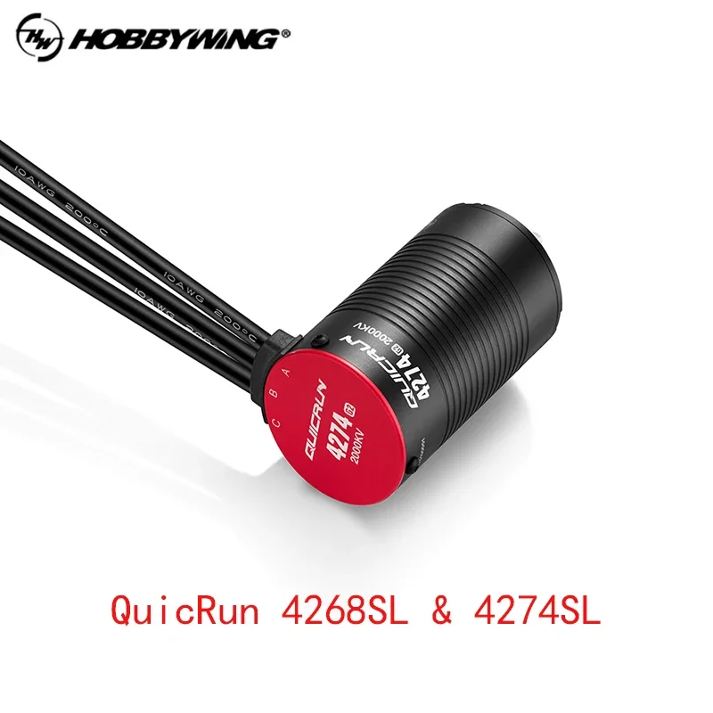 Фото RoRusNEW HOBBYWING QuicRun 4274SL G2 2000KV 4268SL G2 2600KV 4268/4274 SL G2 Бесколлекторный мотор для радиоуправляемой модели автомобиля 1/8 масштаба, внедорожного транспорта. №2