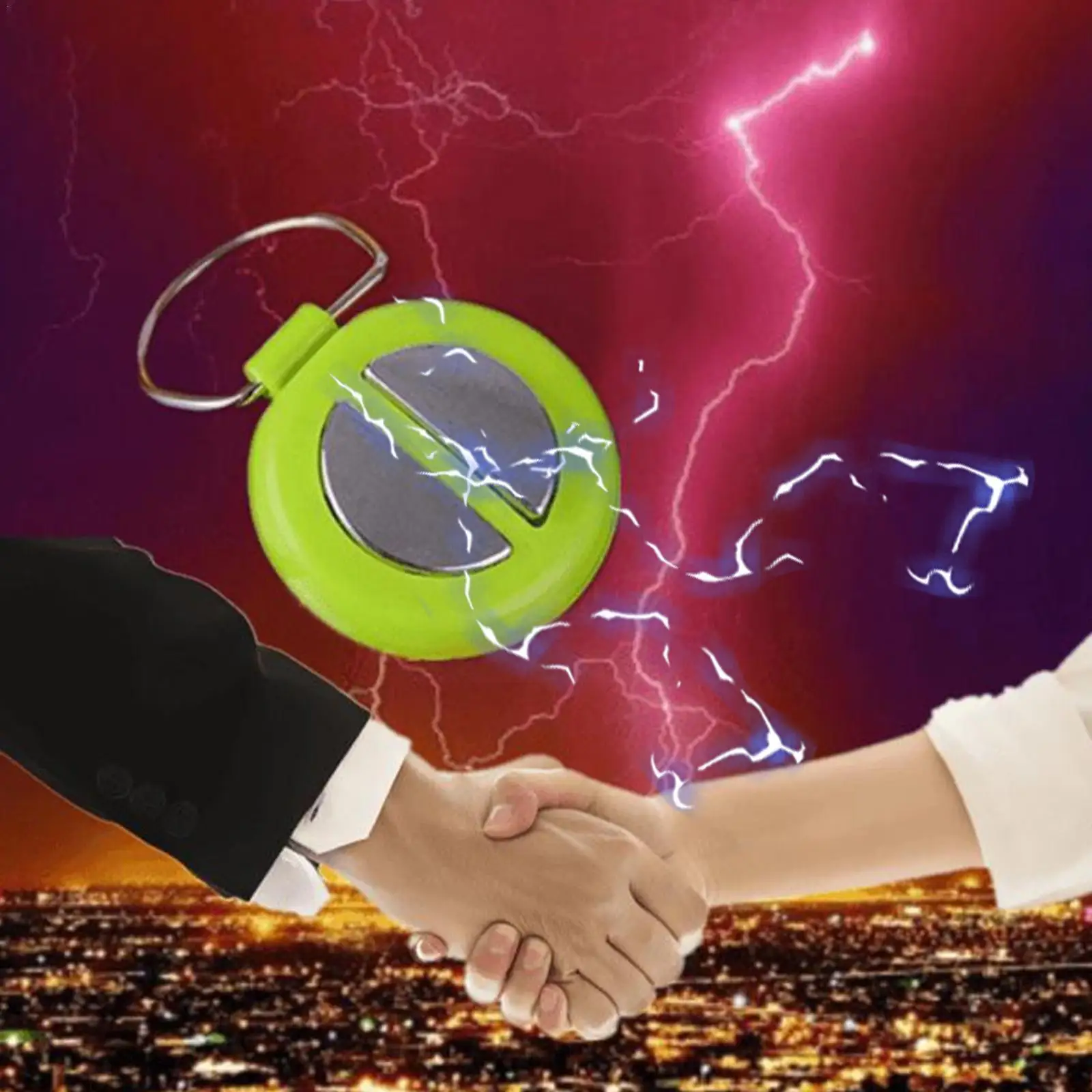 

1pc Electric Shock Handshake Prank Buzzer Entertainment Mini Funny Not Toy Easy Find Portable Aniti-stress Safety Toys To P C6x9