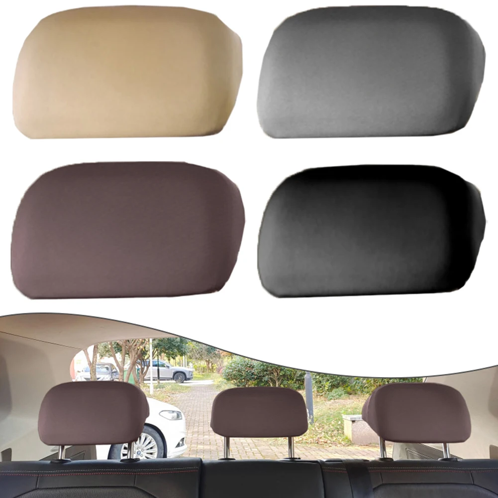 Hot Sale Car Seat Cover Headrest Decoration Anti-Dirty Elastic Protective Interior Cushion Styling 20x22cm