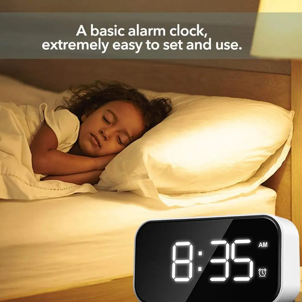 

Loud Volume USB Charging LED Fashion Smart Digital Clock for Office