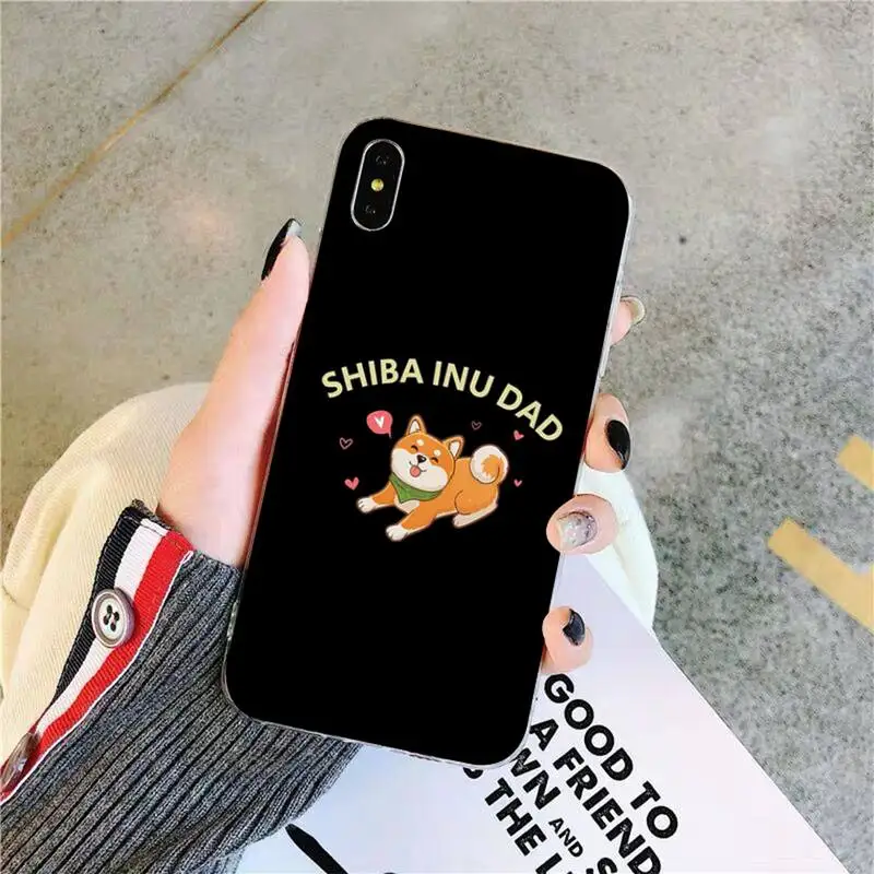 TOPLBPCS чехол для телефона с милыми мультяшными животными Сиба-ину iPhone 11 12 13 mini pro XS MAX