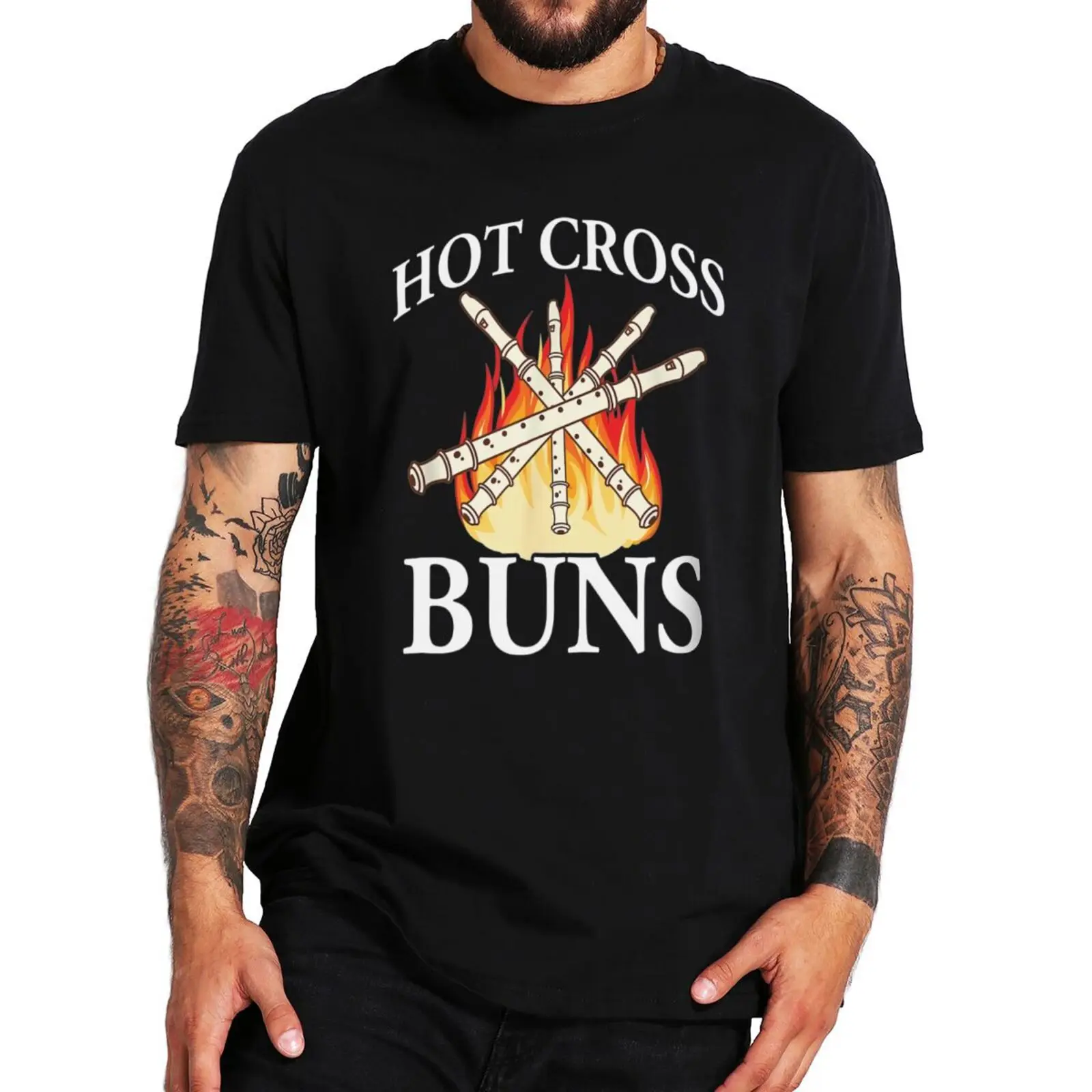 

Hot Cross Buns T Shirt 2022 New Family Jokes Design Funny Gifts Men Women T-shirt EU Size Summer 100% Cotton Soft Tee Tops