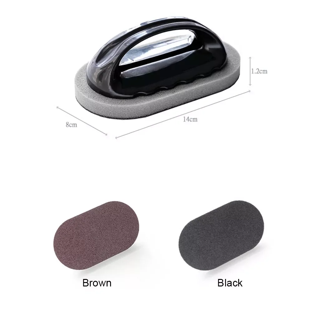

Washable Clean Dish Removing Rust Sponge Cleaning Brush Reusable with Handle Magic Descaling Pot Descaling Kitchen Gadget Tool