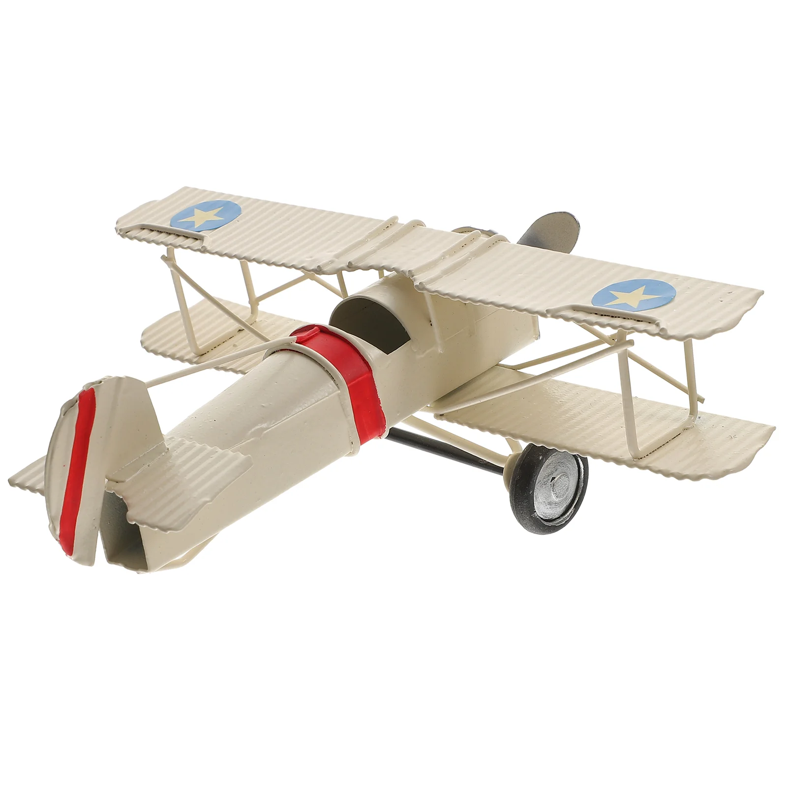 

Airplane Model Ornament Iron Craft Adornment Metal Crafts Decorations Kits Adults Retro