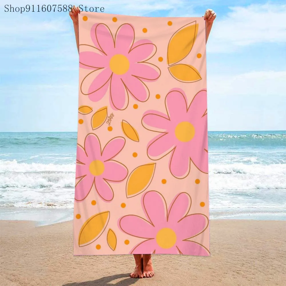 Fashion Girls Bath Towel No Sand Free Surf Poncho Bath Summe