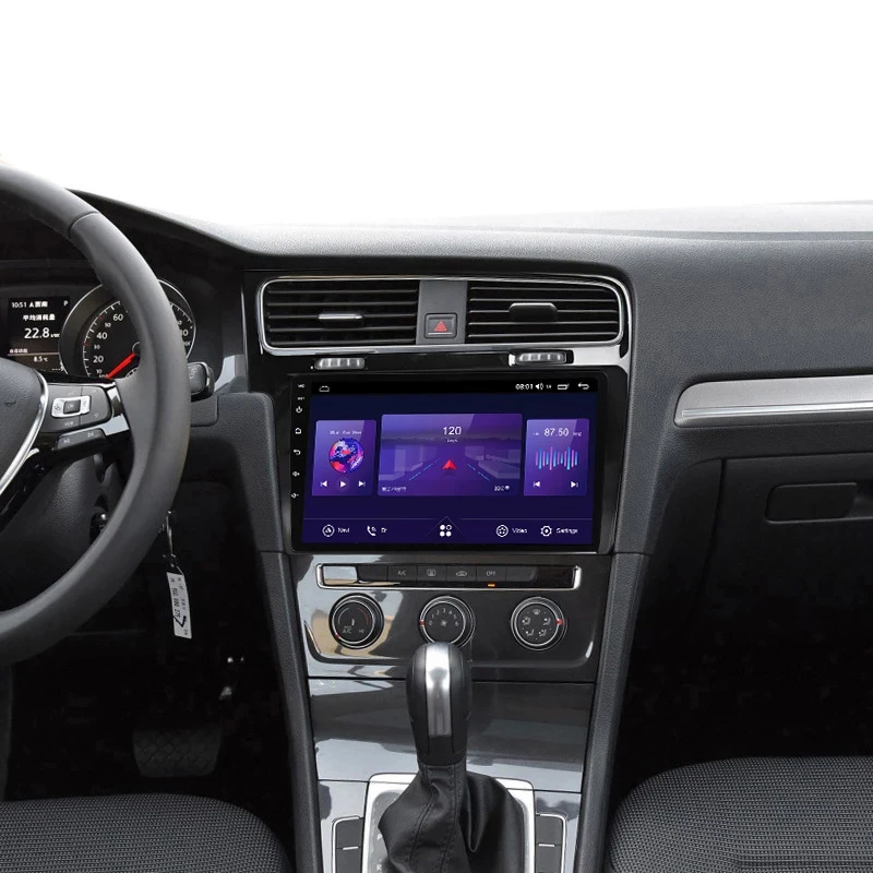 

6GB+128GB Octa Core QLED 1280*720 Android 10 Car Radio Navigation GPS Player For Volkswagen Golf 7 2012 - 2020 2 Din DVD