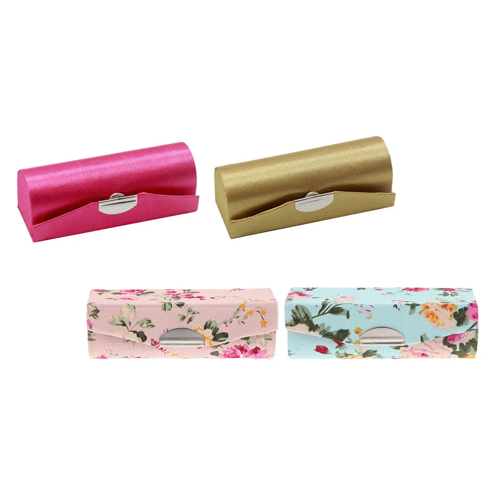 

Lipstick Case Holder Purse Box Storage Organizer Makeupcosmeticcompact Jewelry Mini Mirror Vintage Gloss Lip Portable Small