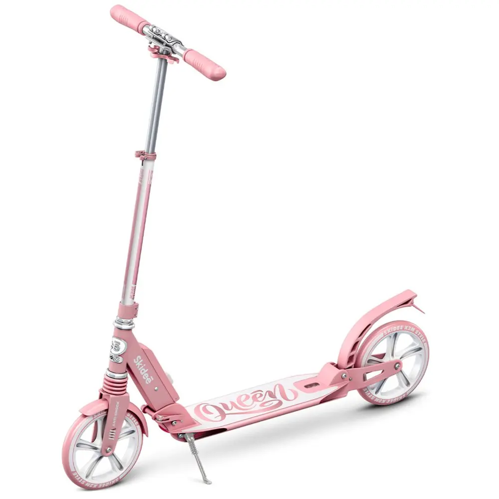 

Scooter for Kids, Teens, Adults, 4 Adjustment Levels, Handlebar Up to 41 Inches, Pink City Work School Student Outdoor Sports Po