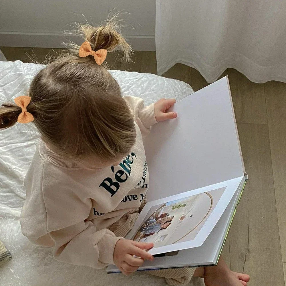 10 шт./компл. мини-бантики эластичные ленты для волос милые нейлоновые резинки