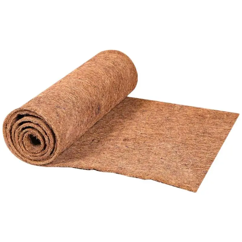 

Garden Coconut Mat Coconut Coir Liner Sheet Coco Plant Fiber Roll Coconut Sheets Coco Mat For Planting Window Planter Box