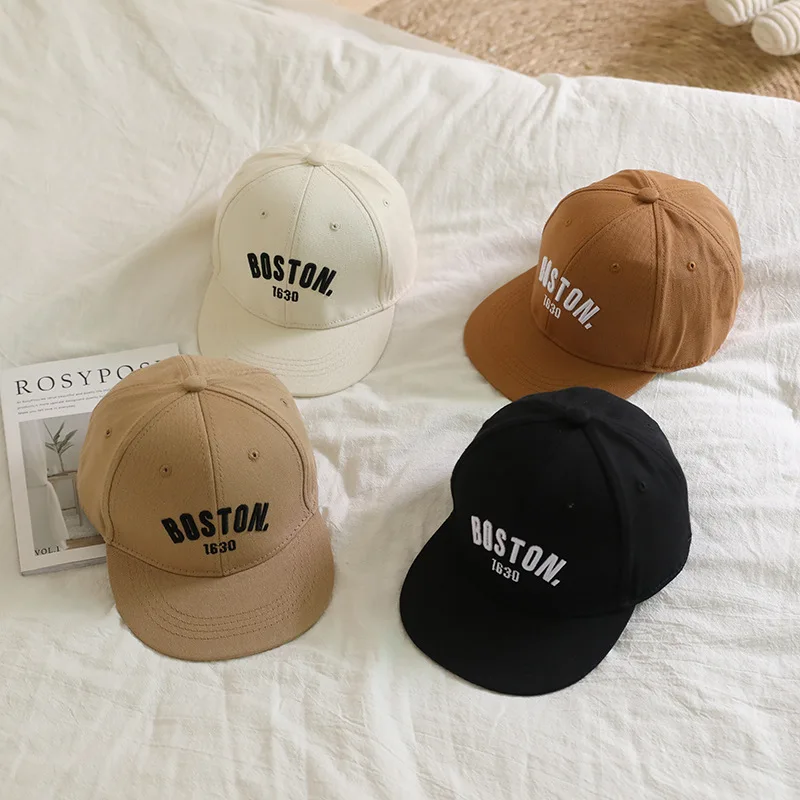 Детская бейсболка с вышивкой алфавита уличная Кепка для мальчиков и девочек