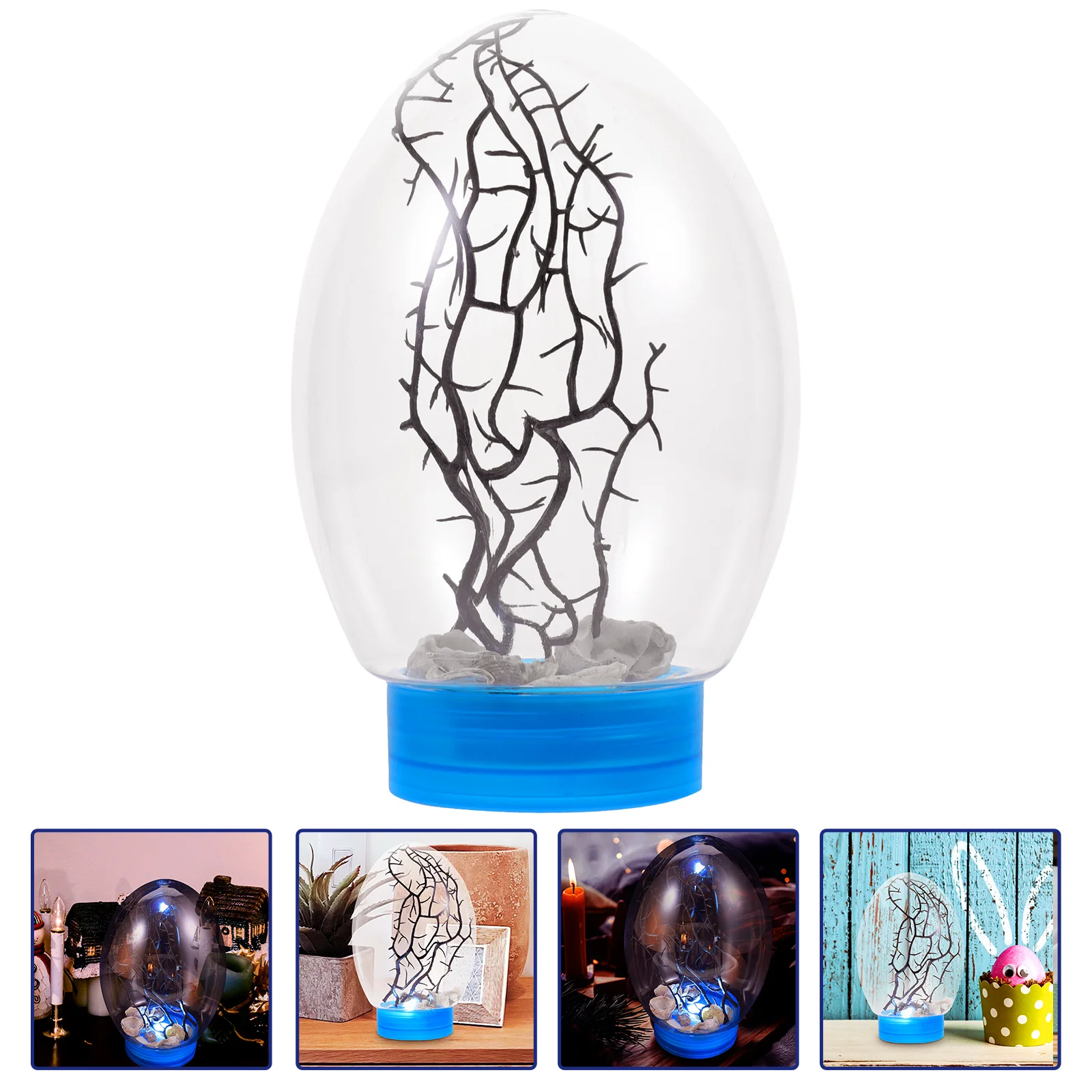 

Glowing Ball Closed Aquatic Ecosystem Desktop Aquarium Fish Tank LED Lighting Beta Clear