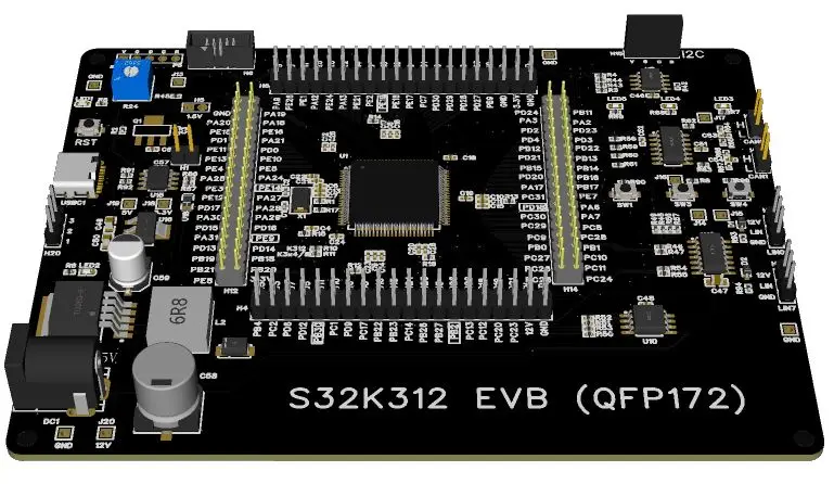 Оценочная плата S32K312 Большая макетная EVB HDQFP172 Пакет Autosar MCAL NXP CAN