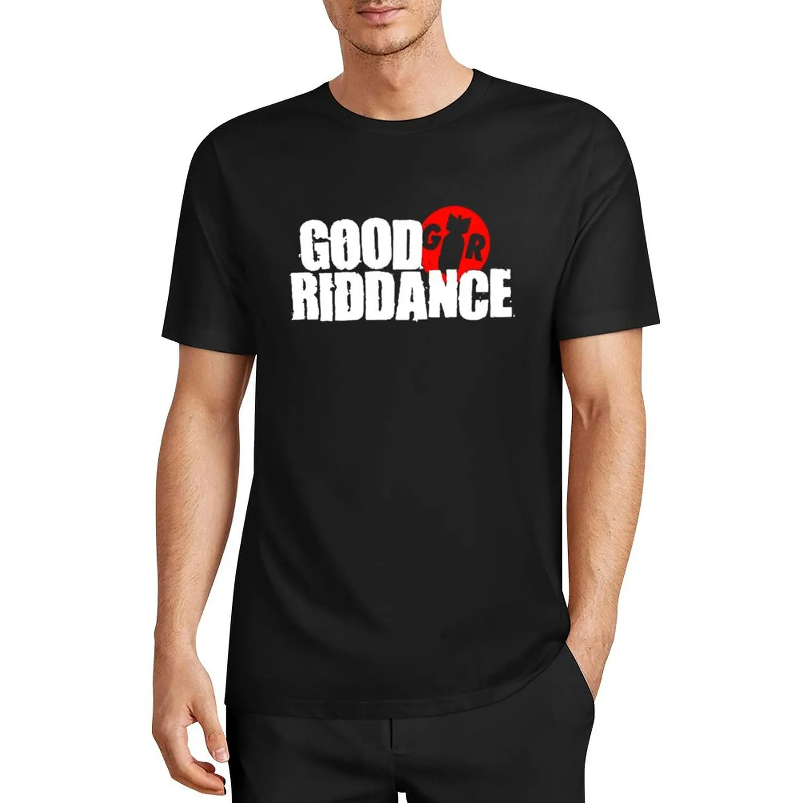 Футболка с логотипом Good Riddance Band винтажная одежда футболки рисунком мужские