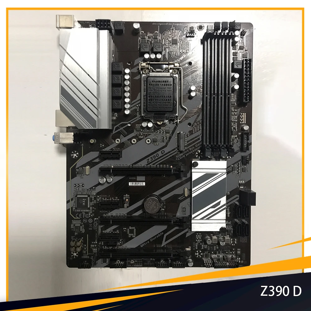 

Z390 D для Gigabyte LGA1151 DDR4 RGB 128 ГБ M.2 ATX 10 PCI-E 3,0 настольная Материнская плата высокого качества Быстрая доставка