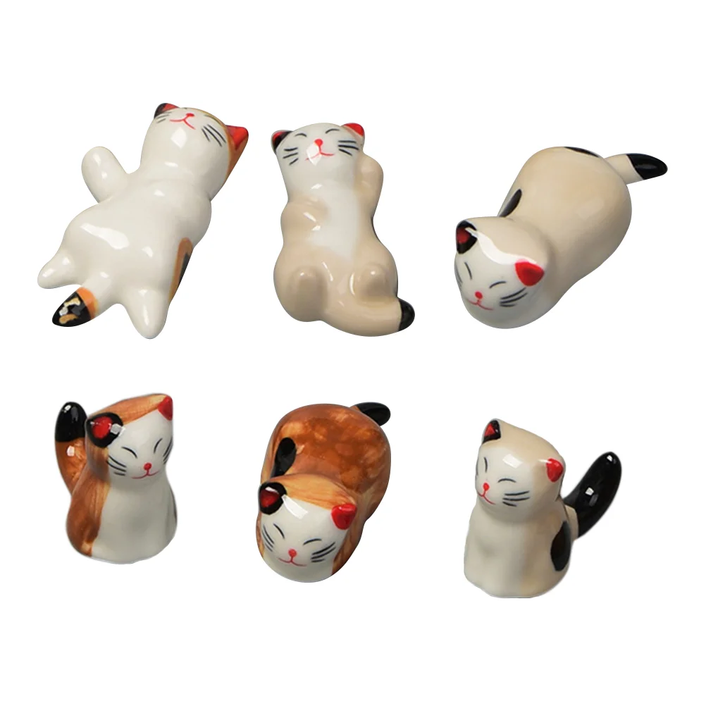 

6 шт., Керамическая Подставка для столовых приборов