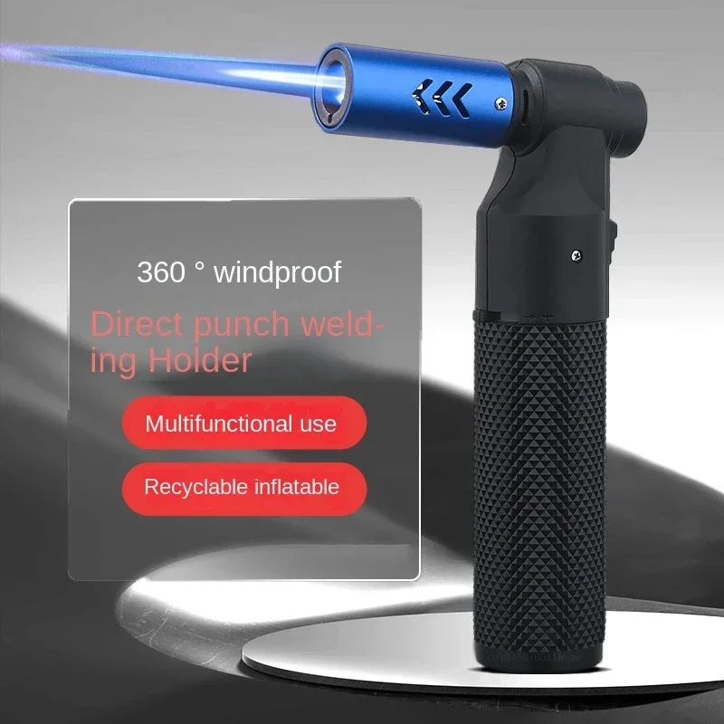 HONEST газовая зажигалка струйная бутановая для сигар ветрозащитная кухонная