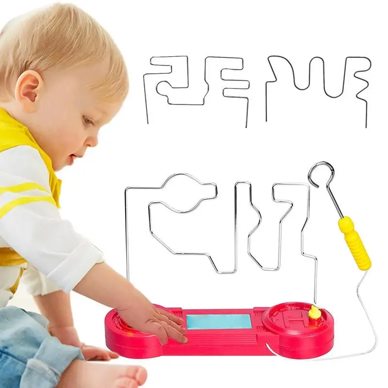 

Electromagnetic Force Maze Toys Electric Shock Puzzle Maze Game Educational Puzzle Maze Game For Children's Brain Training